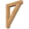 Ekena Millwork Traditional Arts & Crafts Rough Sawn Bracket, Western Red Cedar, 6"W x 40"D x 48"H BKT06X40X48TRA03RWR - alternate 1